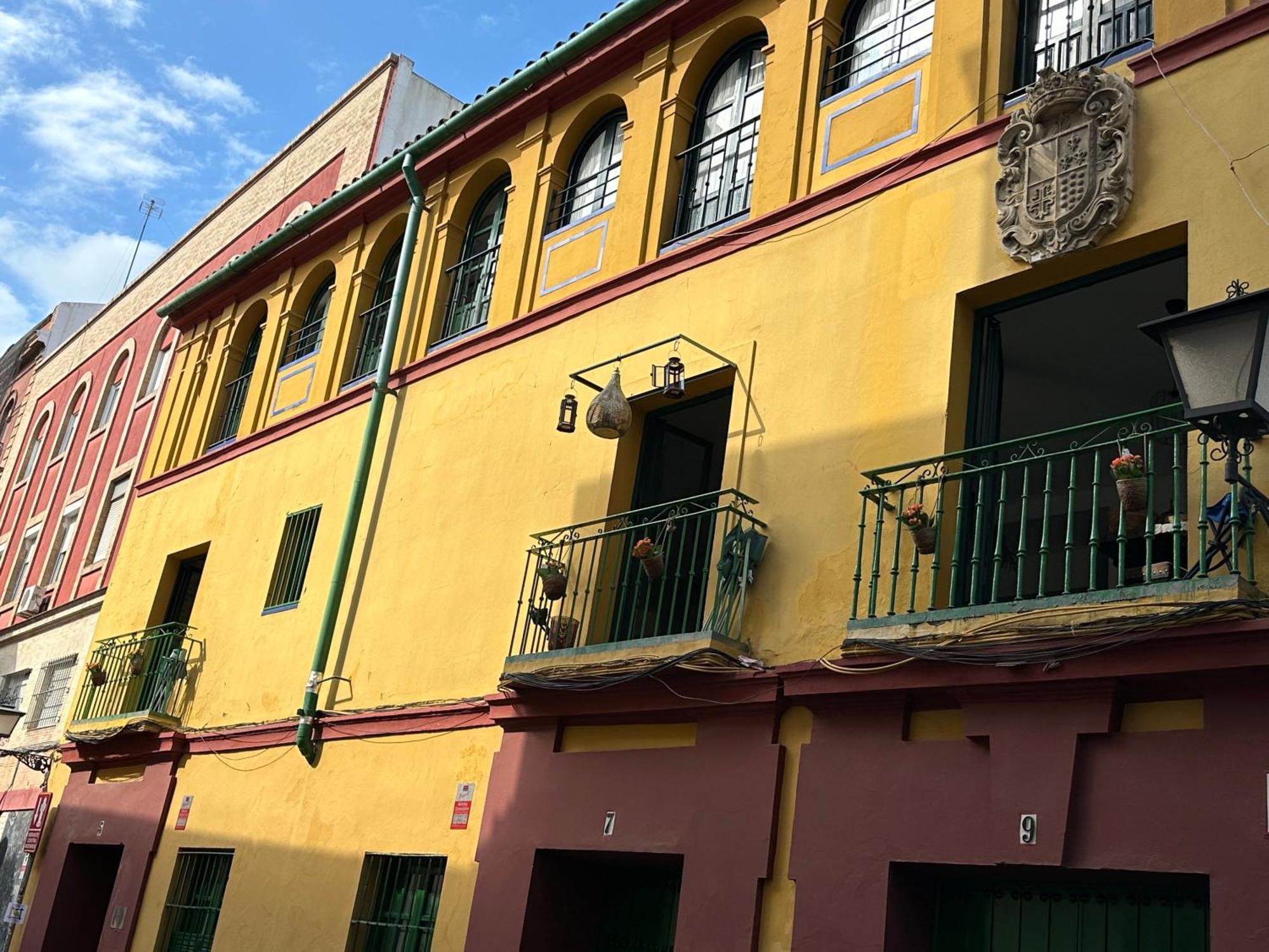 Casa Duque Compartida Familiar 1-Habitacion Con Bano Propio Siviglia Esterno foto